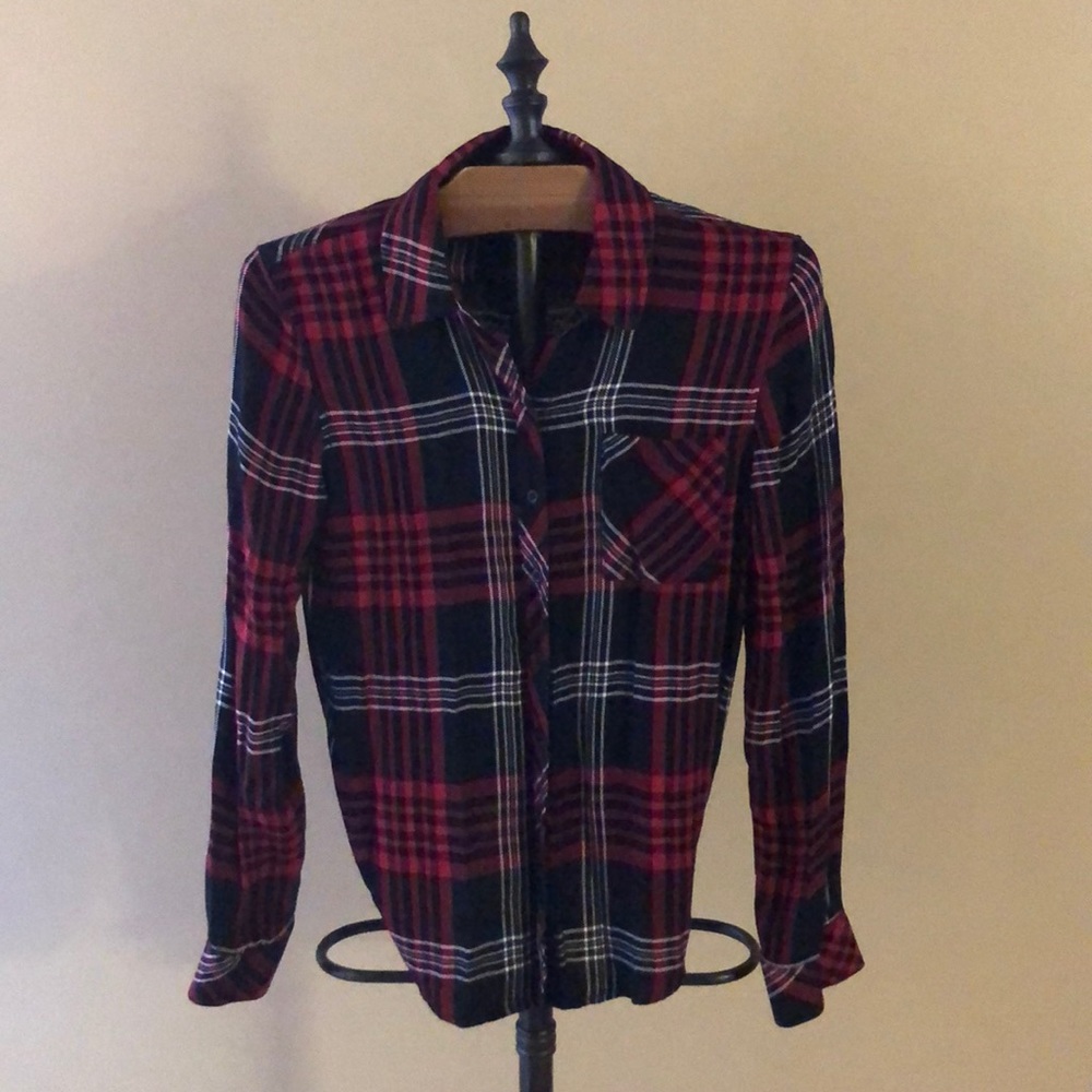 Christmas Plaid Button Down Shirt